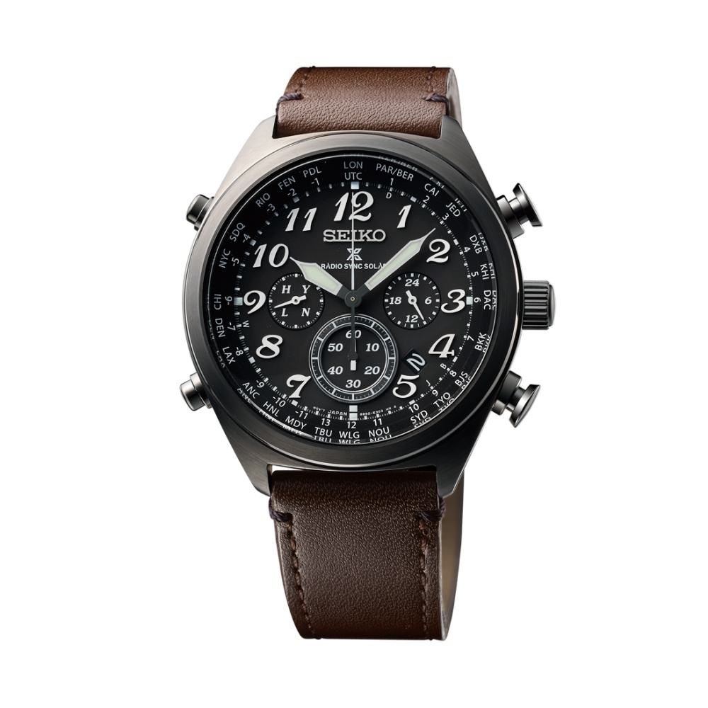 Seiko SSG015P1 : Prospex Sky SSG015P1 Stainless Steel / Black