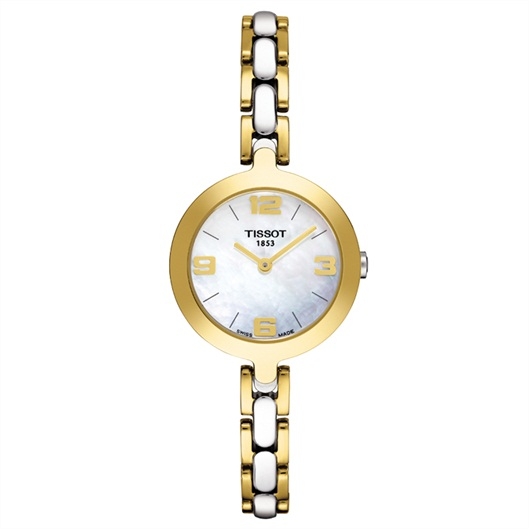 Tissot T003.209.22.117.00 : Flamingo Yellow Gold PVD / MOP / Strap