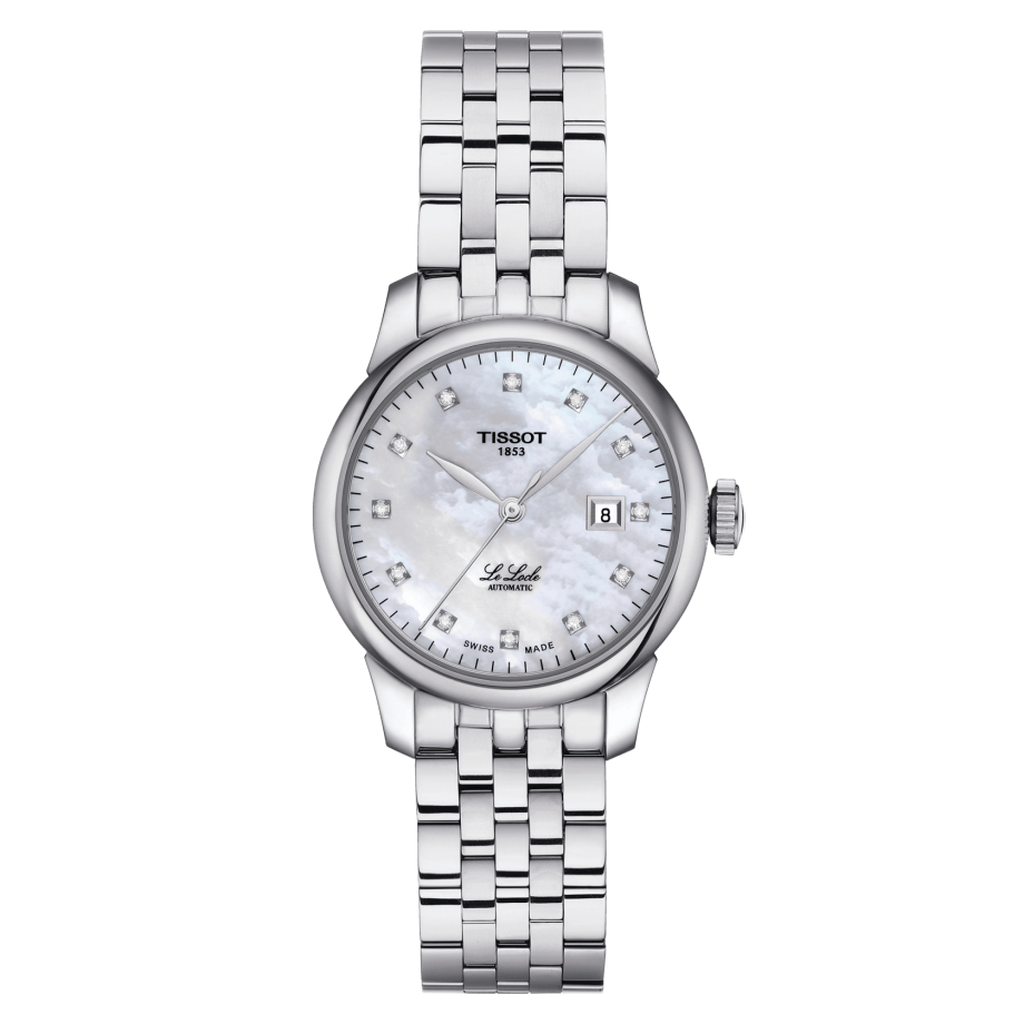 Tissot T006.207.11.116.00 : Le Locle 29 Automatic Lady Stainless Steel / MOP / Bracelet