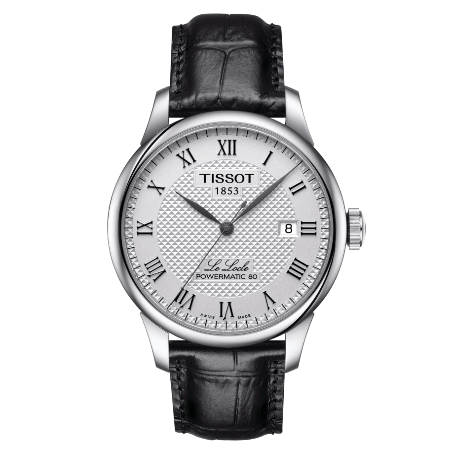 Tissot T006.407.16.033.00 : Le Locle Powermatic 80 39.3 Stainless Steel / Silver / Strap