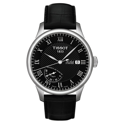 Tissot T006.424.16.053.00 : Le Locle Power Reserve 39.3 Stainless Steel / Black / Strap
