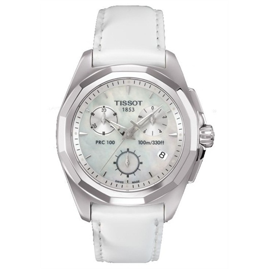 Tissot T008.217.16.111.00 : PRC 100 Quartz Chronograph MOP