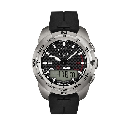 Tissot T013.420.47.202.00 : T-Touch Expert Black Rubber Ti