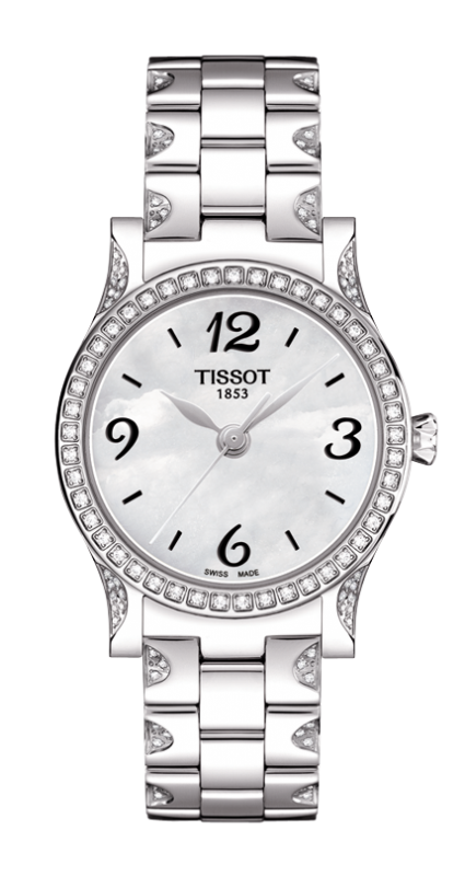 Tissot T028.210.11.117.00 : Stylis-T Quartz 29 Stainless Steel / Diamond / MOP / Bracelet