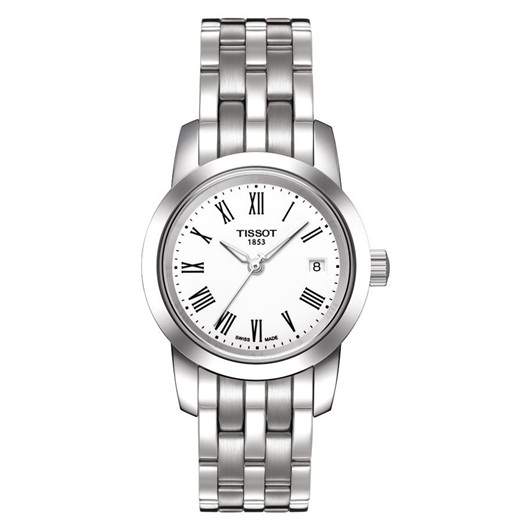 Tissot T033.210.11.013.00 : Dream Quartz 28 Stainless Steel / White / Bracelet