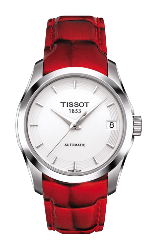 Tissot T035.207.16.011.01 : Couturier Automatic Ladies Red