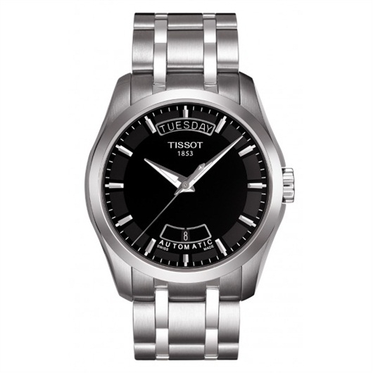 Tissot T035.407.11.051.00 : Couturier Automatic Day-Date Bracelet
