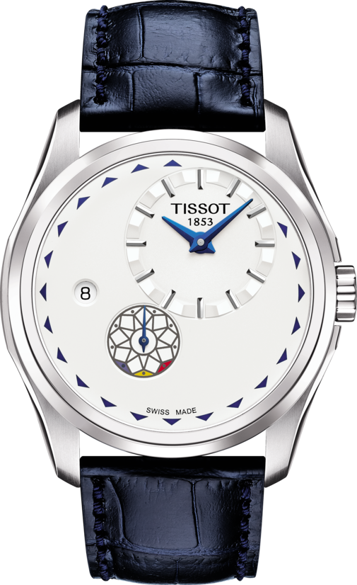 Tissot T035.428.16.031.01 : Couturier Automatic Small Second Stainless Steel / Silver / Strap / Romania Centenary