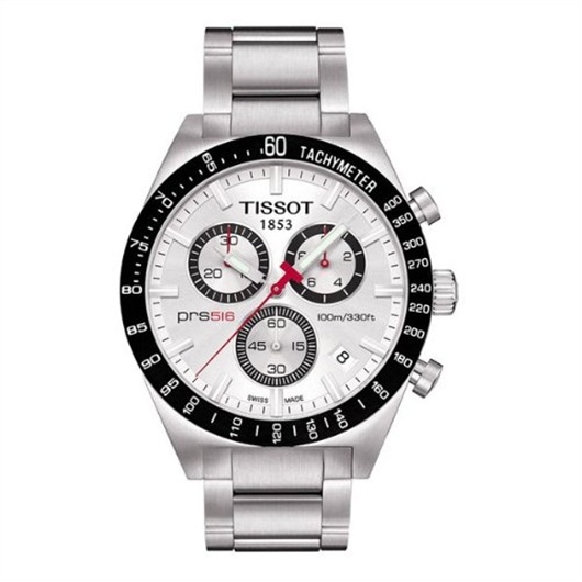 Tissot T044.417.21.031.00 : PRS 516 Quartz Chronograph Silver