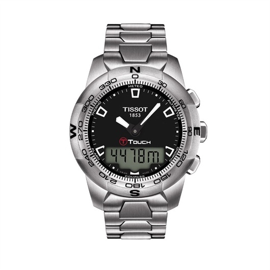 Tissot T047.420.11.051.00 : T-Touch II Black Bracelet