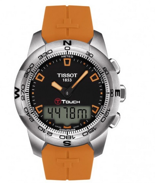Tissot T047.420.17.051.01 : T-Touch II Orange Rubber
