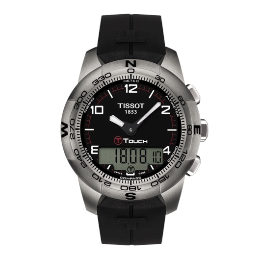 Tissot T047.420.47.057.00 : T-Touch II Black Rubber Ti
