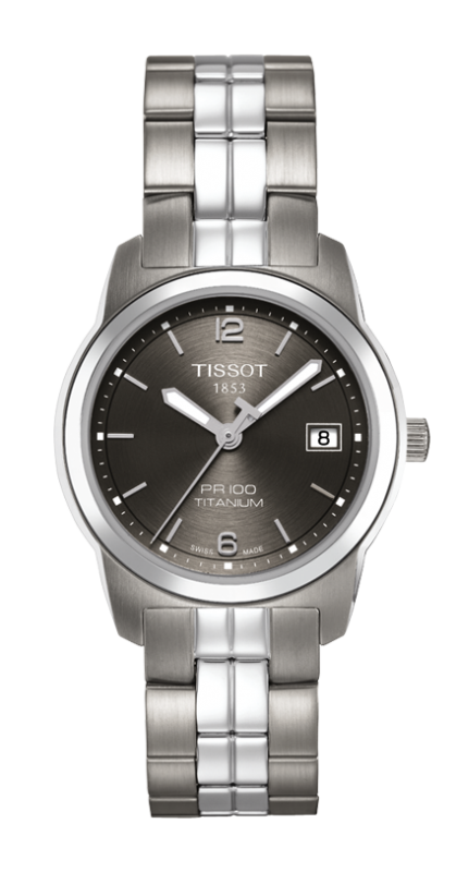 Tissot T049.310.44.067.00 : PR 100 Quartz 27 Titanium  Grey / Bracelet
