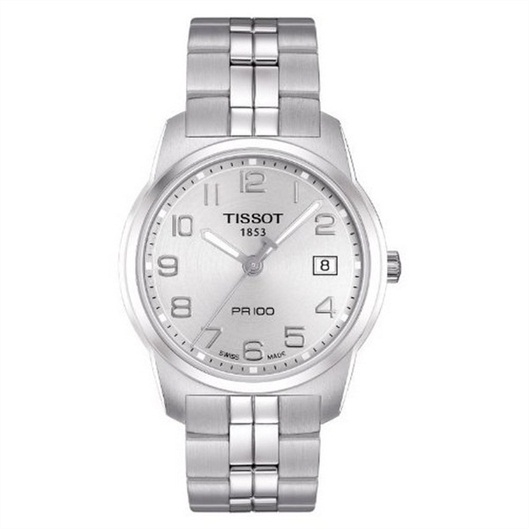 Tissot T049.410.11.032.01 : PR 100 Quartz 38 Stainless Steel / Silver / Bracelet
