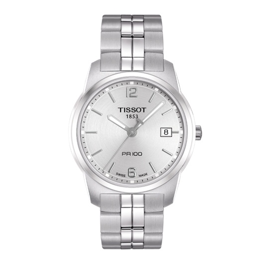 Tissot T049.410.11.037.01 : PR 100 Quartz 38 Stainless Steel / Silver / Bracelet