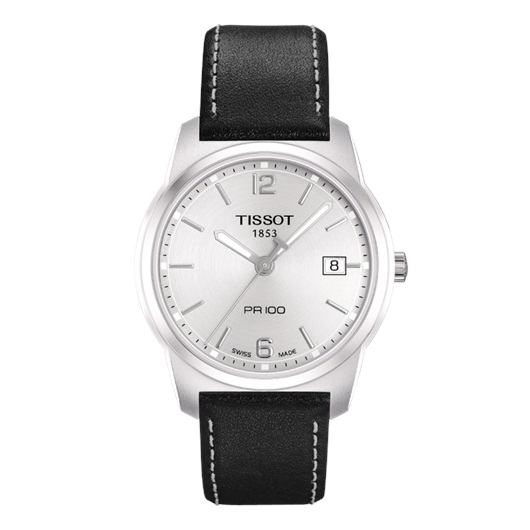Tissot T049.410.16.037.01 : PR 100 Quartz 38 Stainless Steel / Silver / Strap