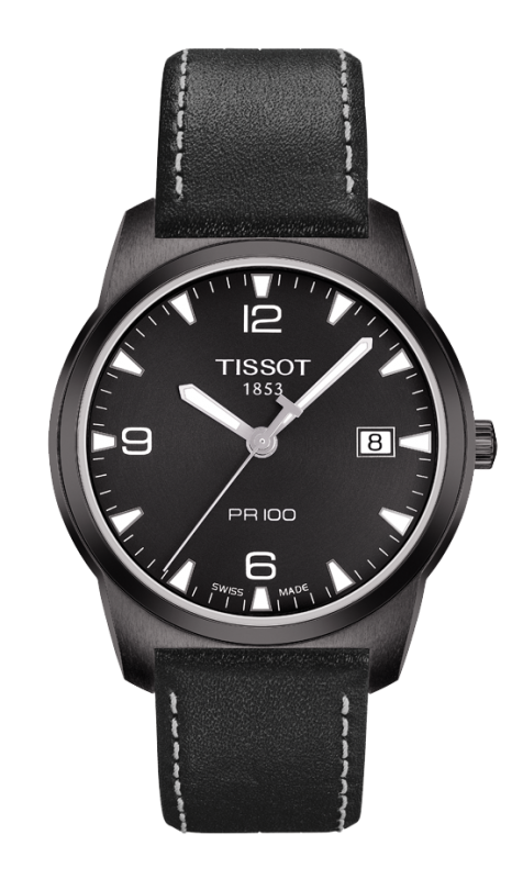 Tissot T049.410.36.057.00 : PR 100 Quartz 38 PVD / Black / Strap
