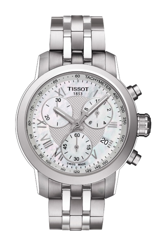 Tissot T055.217.11.113.00 : PRC 200 Quartz Chronograph Lady MOP