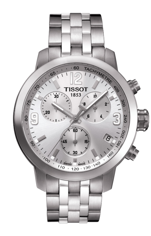 Tissot T055.417.11.037.00 : PRC 200 Quartz Chronograph Silver