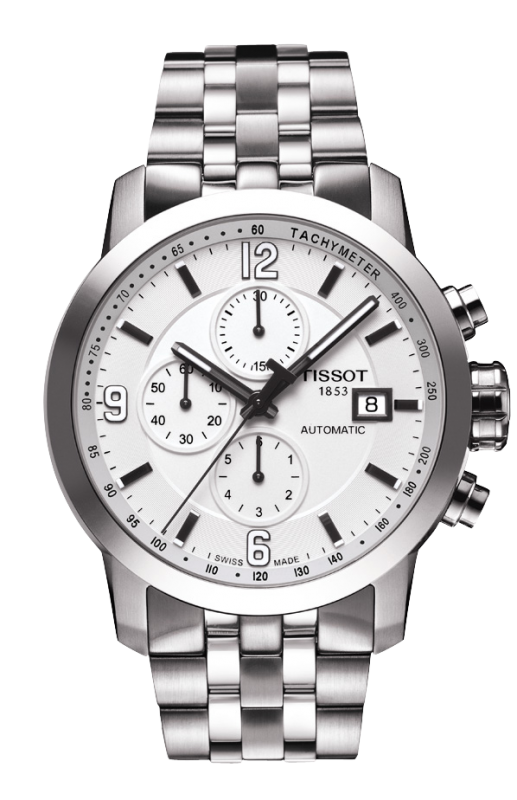 Tissot T055.427.11.017.00 : PRC 200 Automatic Chronograph Silver
