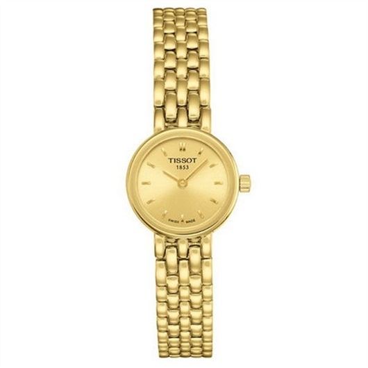 Tissot T058.009.33.021.00 : Lovely PVD Yellow Gold / Champagne / Bracelet