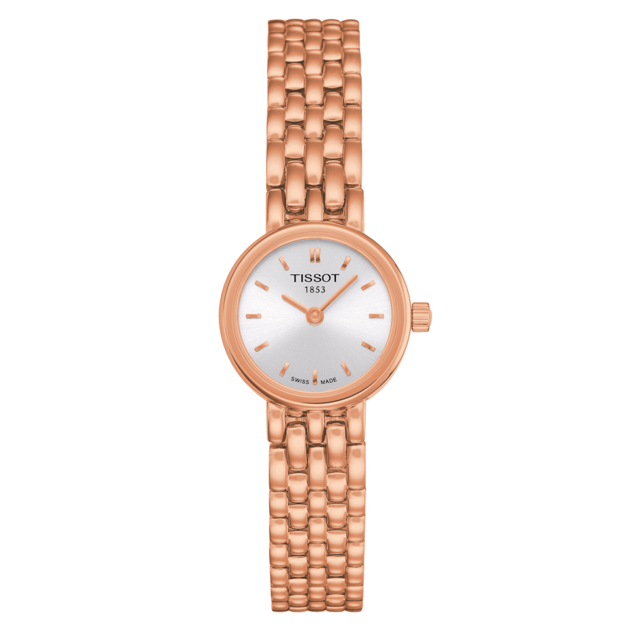 Tissot T058.009.33.031.01 : Tissot Lovely Rose Gold / Silver / Bracelet