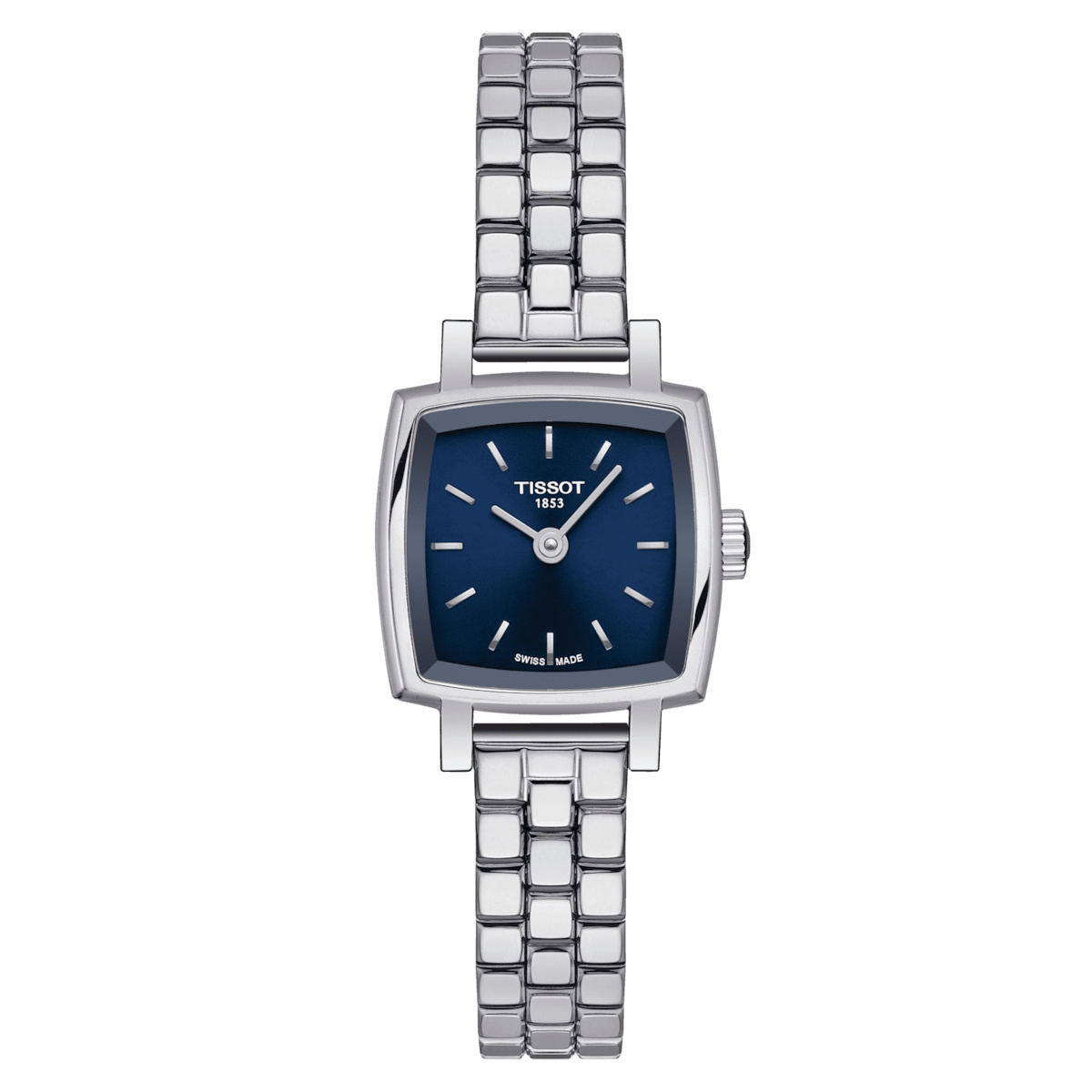 Tissot T058.109.11.041.01 : Lovely Square Stainless Steel / Blue / Bracelet