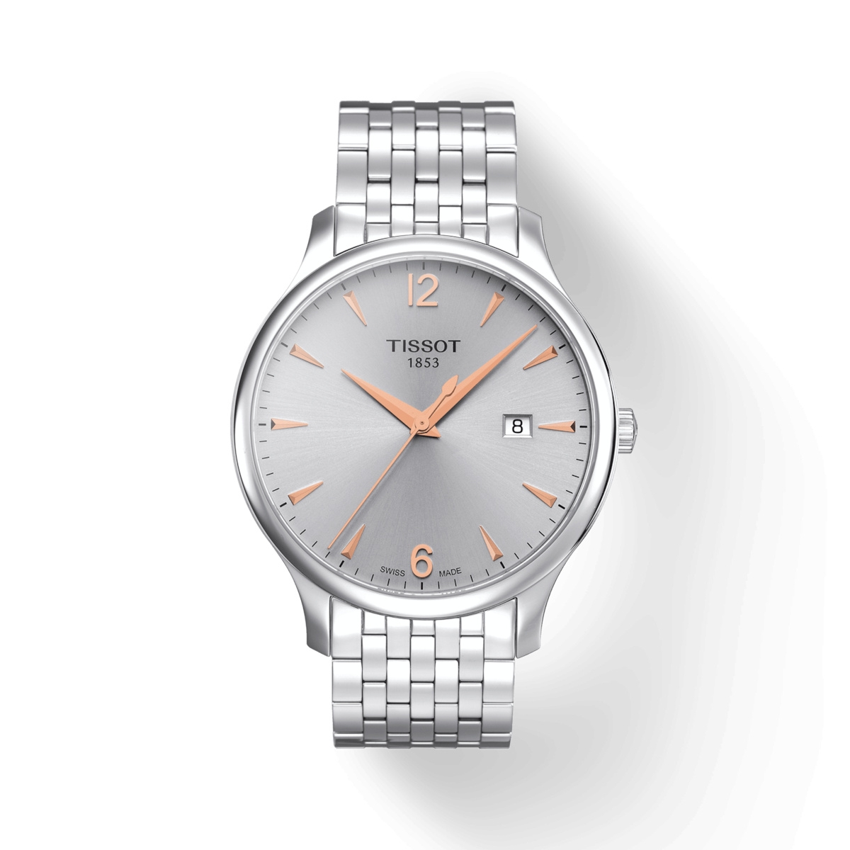 Tissot T063.610.11.037.01 : Tradition Quartz 42 Stainless Steel / Silver / Bracelet