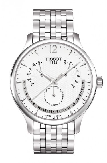 Tissot T063.637.11.037.00 : Tradition Quartz Retrograde Perpetual Calendar