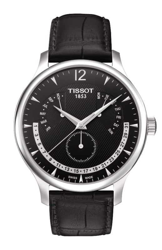 Tissot T063.637.16.057.00 : Tradition Quartz Retrograde Perpetual Calendar