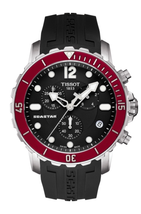 Tissot T066.417.17.057.01 : Seastar 1000 Quartz Chronograph Stainless Steel / Black / Rubber
