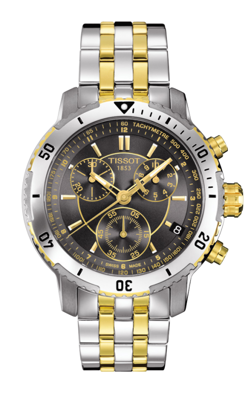Tissot T067.417.22.051.00 : PRS 200 Quartz Chronograph Two Tone Grey