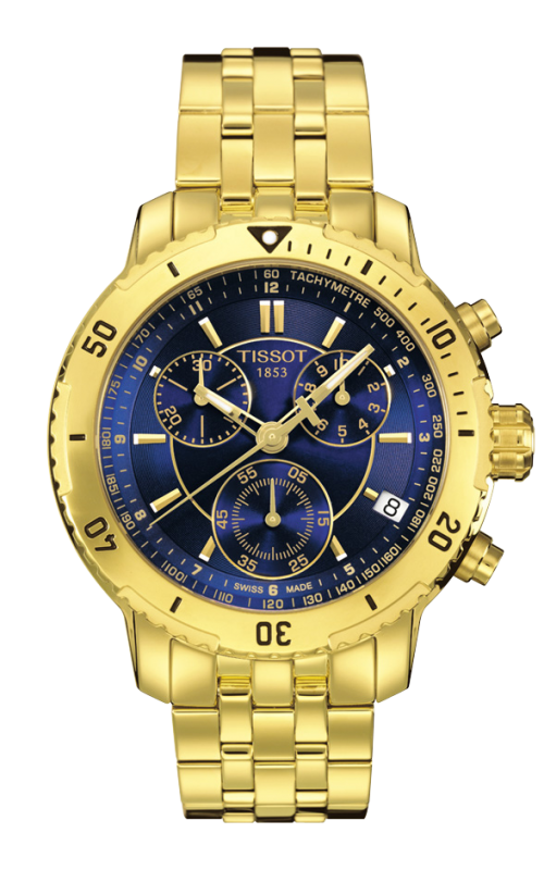 Tissot T067.417.33.041.00 : PRS 200 Quartz Chronograph Gold