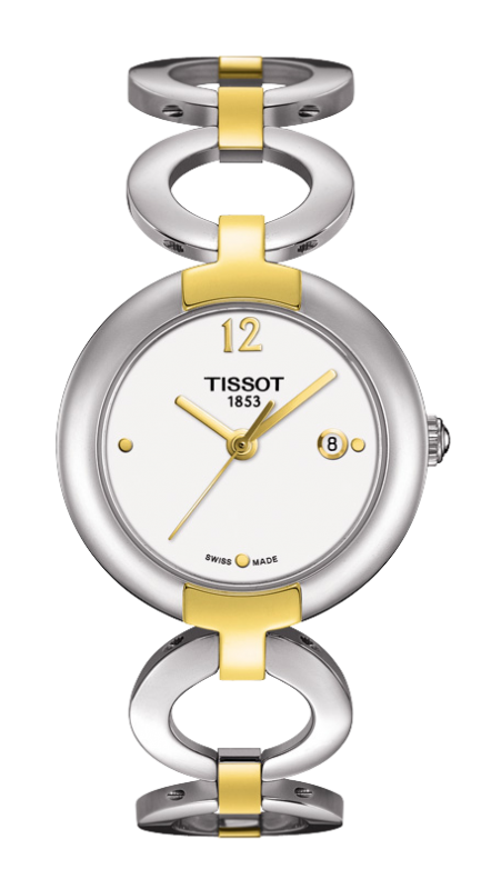 Tissot T084.210.22.017.00 : Pinky Stainless Steel / PVD Gold / White / Bracelet