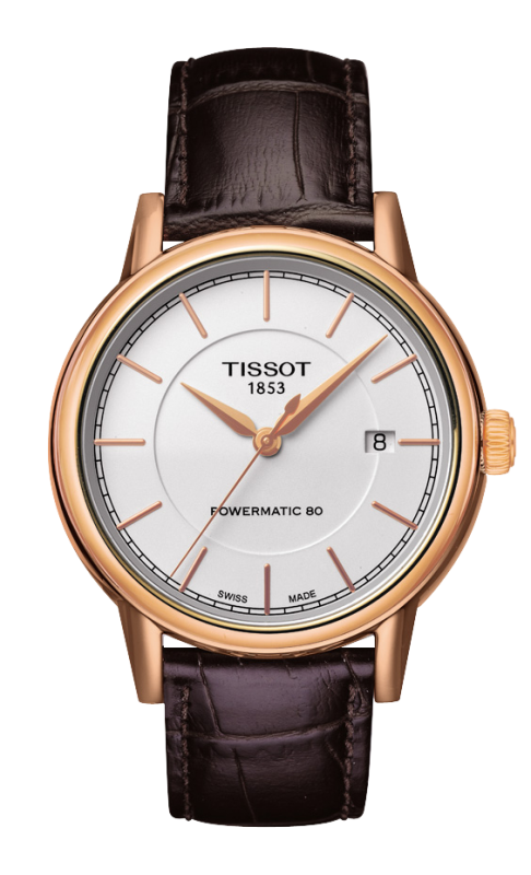 Tissot T085.407.36.011.00 : Carson Powermatic 80 Rose PVD/ White