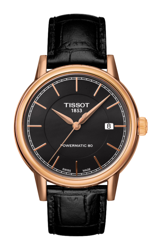 Tissot T085.407.36.061.00 : Carson Powermatic 80 Rose PVD / Black
