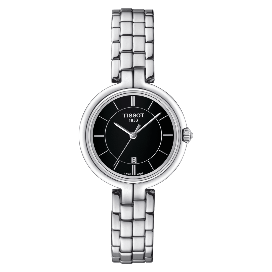 Tissot T094.210.11.051.00 : Flamingo Stainless Steel / Black / Bracelet