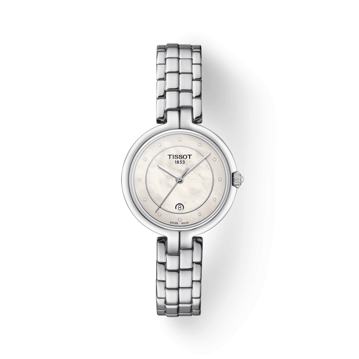 Tissot T094.210.11.116.01 : Flamingo Stainless Steel / MOP / Bracelet