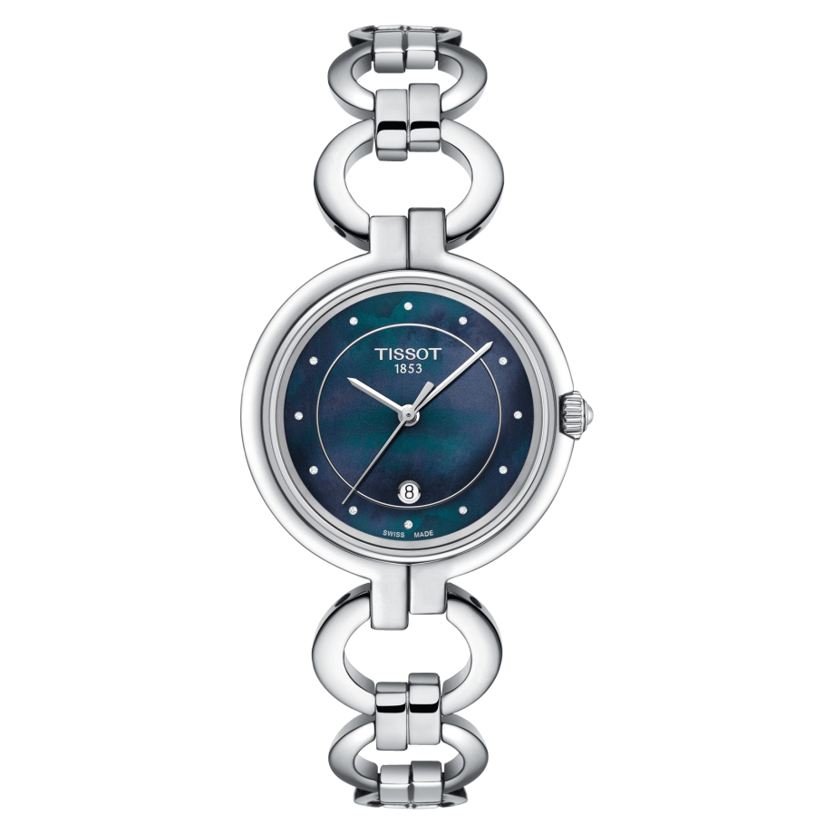 Tissot T094.210.11.126.00 : Flamingo Stainless Steel / Black MOP / Bracelet