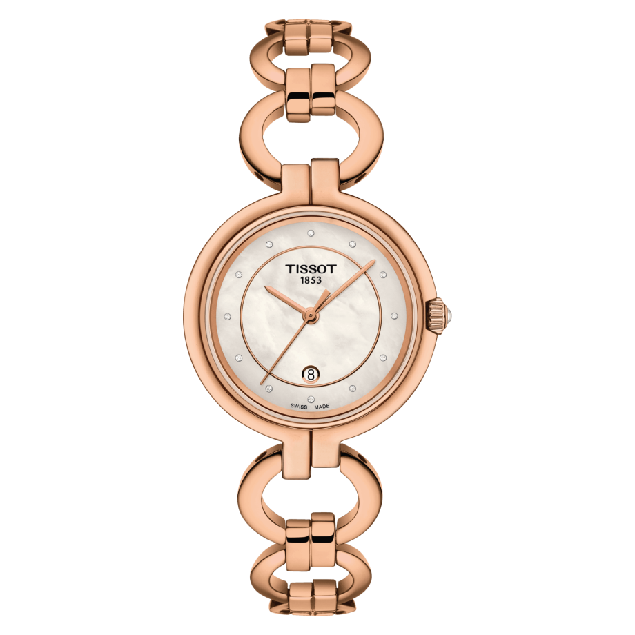 Tissot T094.210.33.116.01 : Flamingo PVD Rose Gold / MOP / Bracelet