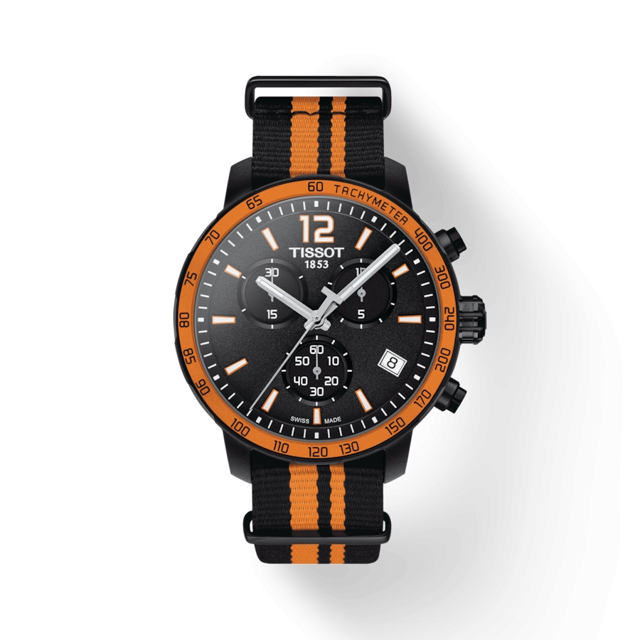 Tissot T095.417.37.057.00 : Quickster Chronograph PVD / Black