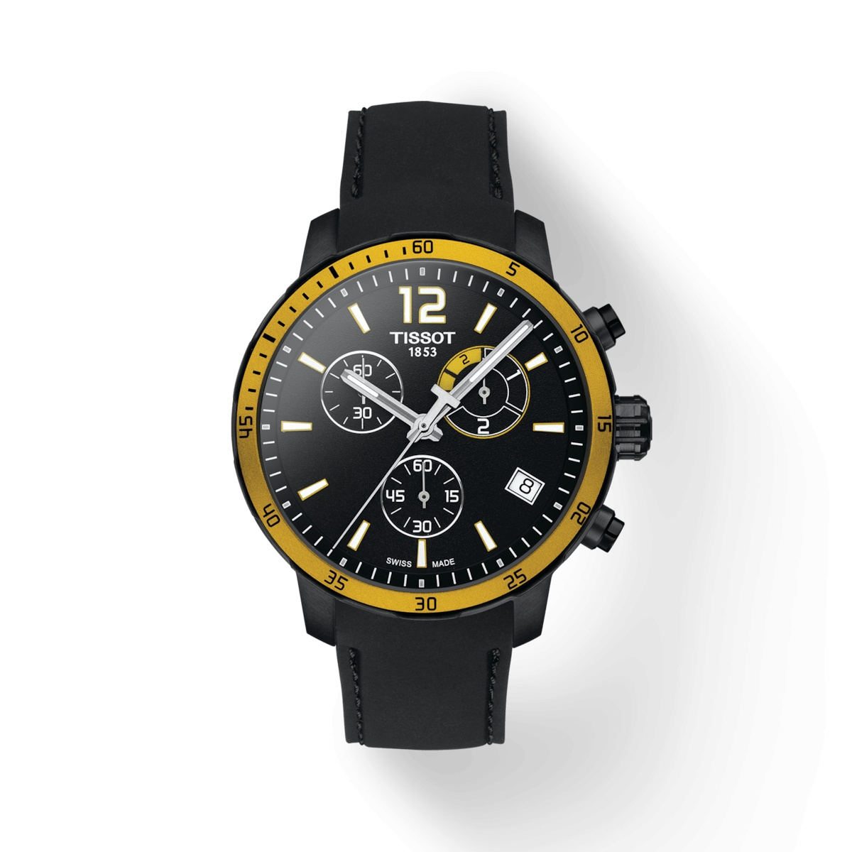 Tissot T095.449.37.057.00 : Quickster Chronograph Football PVD / Black
