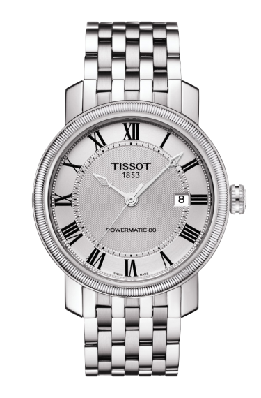 Tissot T097.407.11.033.00 : Bridgeport Powermatic 80 Silver Roman / Bracelet