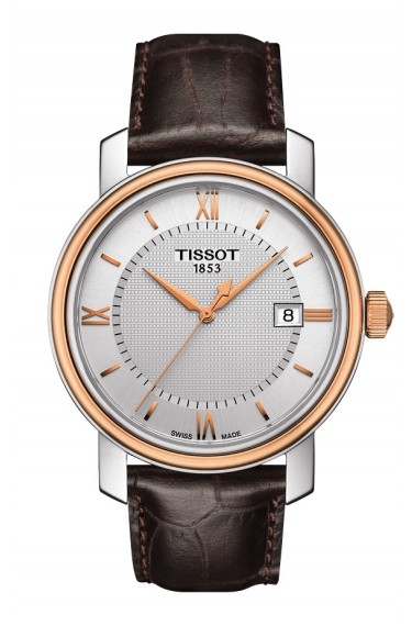 Tissot T097.410.26.038.00 : Bridgeport Quartz Stainless Steel - Rose Gold / Silver
