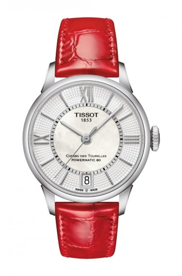 Tissot T099.207.16.118.00 : Chemin des Tourelles Powermatic 32 Stainless Steel / MOP / Strap