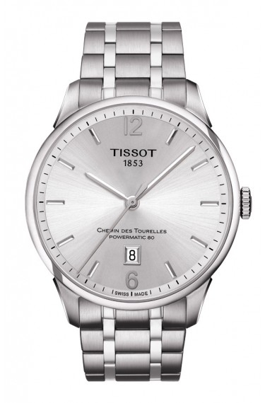 Tissot T099.407.11.037.00 : Chemin des Tourelles Powermatic 80 Silver / Bracelet