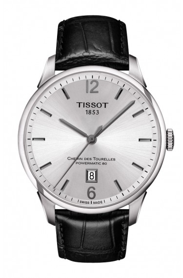 Tissot T099.407.16.037.00 : Chemin des Tourelles Powermatic 80 Silver