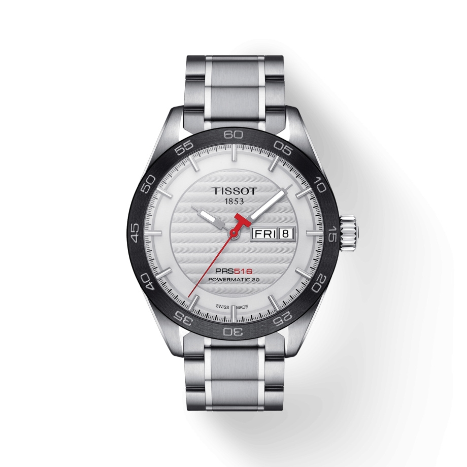 Tissot T100.430.11.031.00 : PRS 516 Powermatic 80 Stainless Steel / Silver / Bracelet