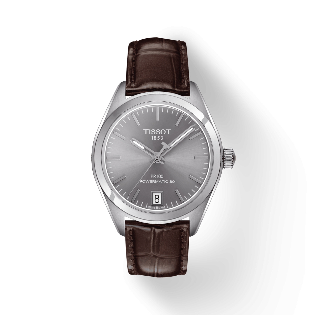 Tissot T101.207.16.071.00 : PR 100 Powermatic 80 33 Stainless Steel / Grey