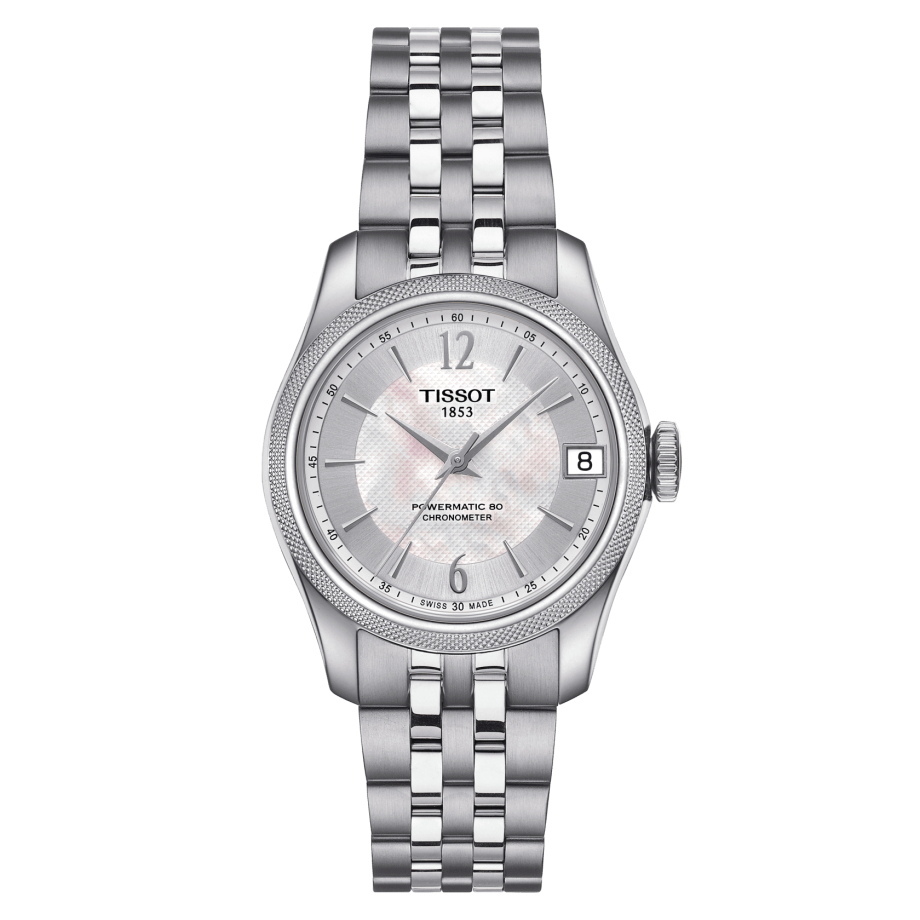 Tissot T108.208.11.117.00 : Ballade Powermatic 80 COSC 32 Stainless Steel / MOP / Bracelet